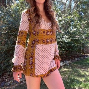 Free People Paisley Blouse